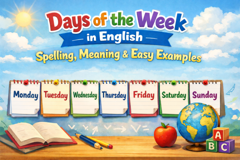 Days of the Week in English